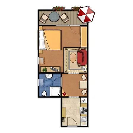 Apartment Haus Panoramablick 1 *